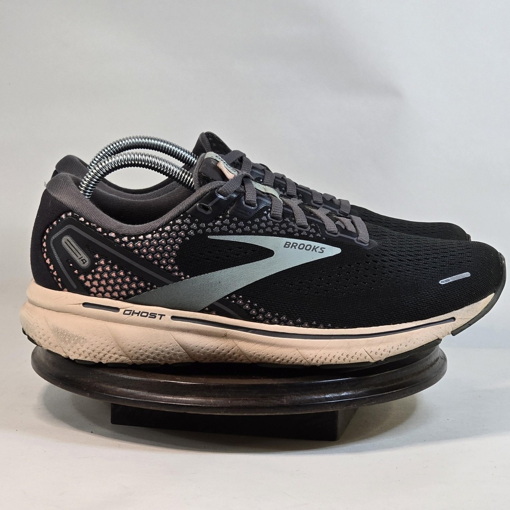 Brooks‎ Ghost 14 Shoes Womens Size 10 Black Running Cushioned Sneakers 1203561B